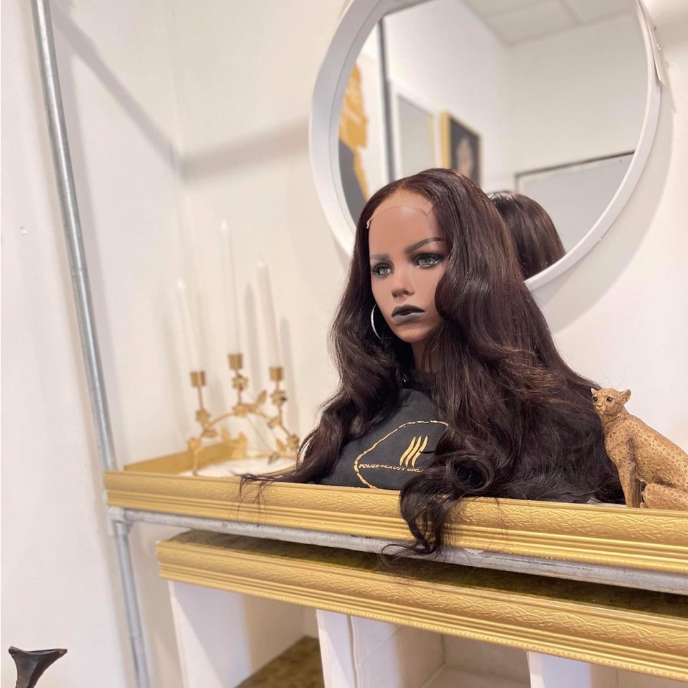 💯 % Raw Indian 26" closure wig